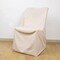 20 pcs Beige LIFETIME Folding CHAIR COVERS Slipcovers Polyester Wedding Supplies